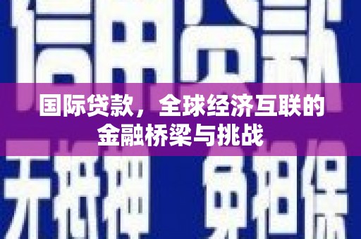 师宗国际贷款，全球经济互联的金融桥梁与挑战