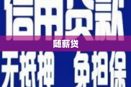 师宗随薪贷