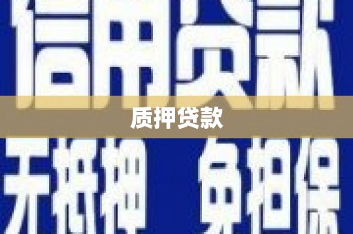 师宗质押贷款