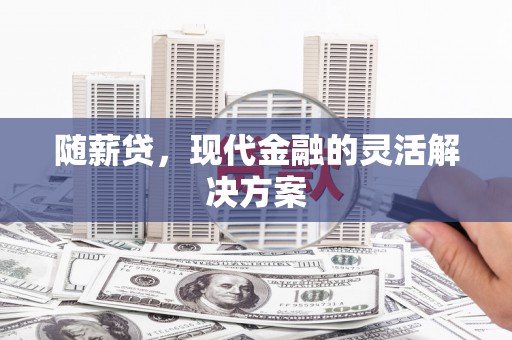 师宗随薪贷，现代金融的灵活解决方案