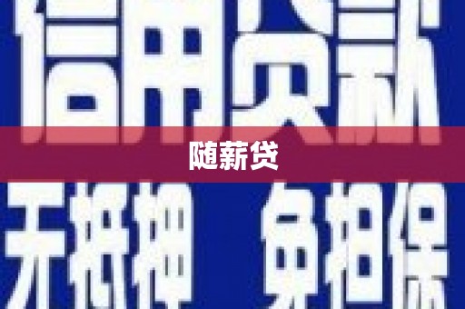 师宗随薪贷