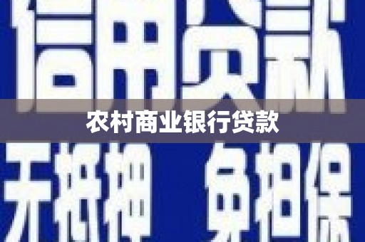 师宗农村商业银行贷款