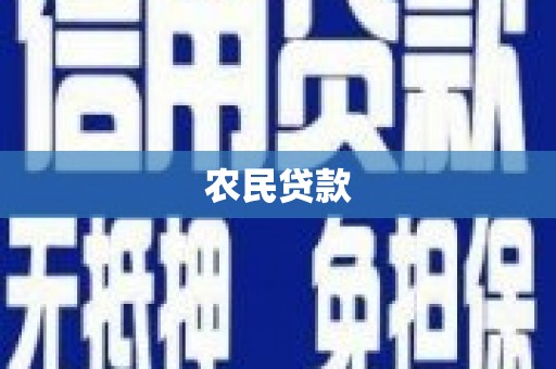 师宗农民贷款