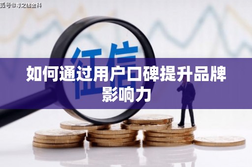 师宗如何通过用户口碑提升品牌影响力