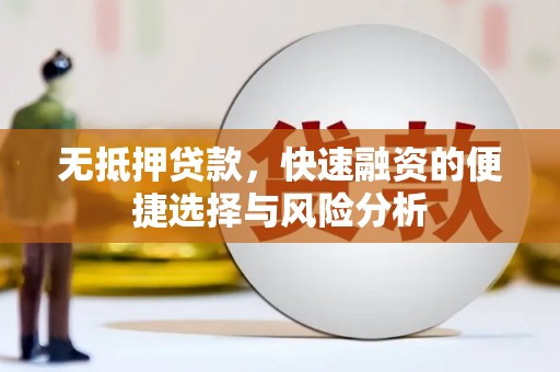 师宗无抵押贷款，快速融资的便捷选择与风险分析