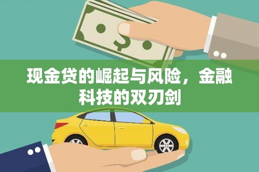 师宗现金贷的崛起与风险，金融科技的双刃剑