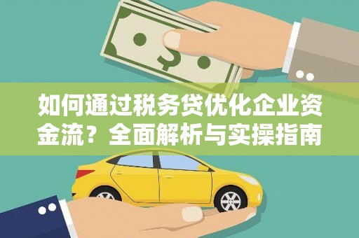 师宗如何通过税务贷优化企业资金流？全面解析与实操指南