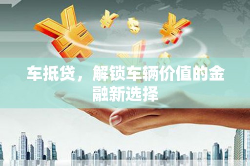 师宗车抵贷，解锁车辆价值的金融新选择