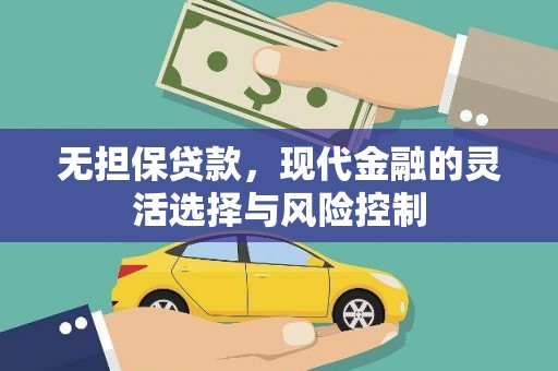 师宗无担保贷款，现代金融的灵活选择与风险控制