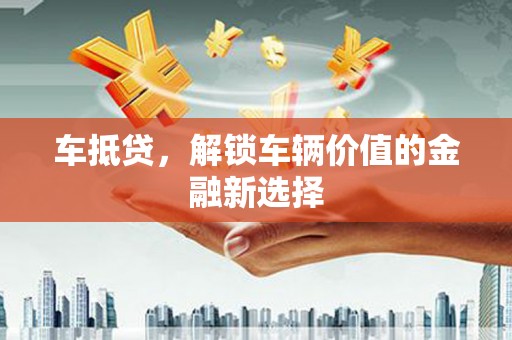 师宗车抵贷，解锁车辆价值的金融新选择