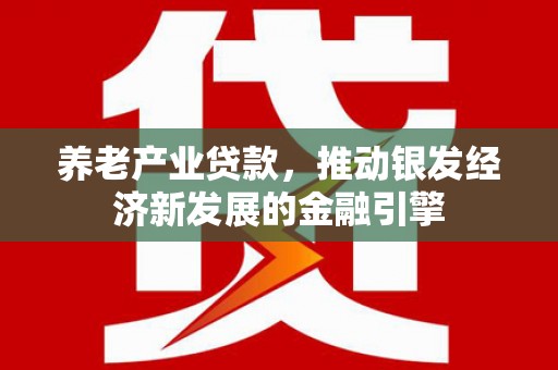 师宗养老产业贷款，推动银发经济新发展的金融引擎