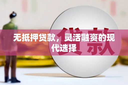 师宗无抵押贷款，灵活融资的现代选择