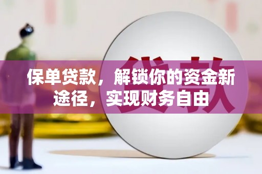 师宗保单贷款，解锁你的资金新途径，实现财务自由