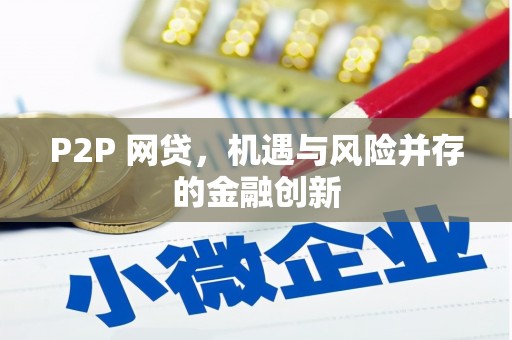 师宗P2P 网贷，机遇与风险并存的金融创新