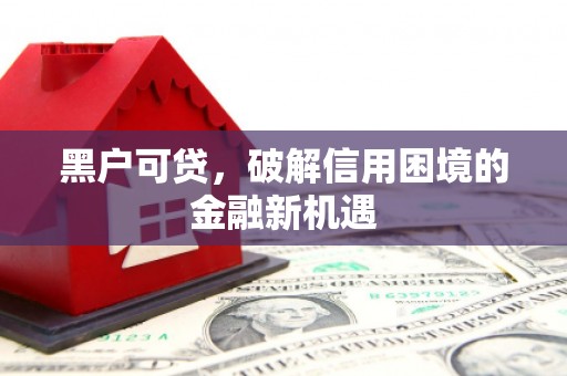 师宗黑户可贷，破解信用困境的金融新机遇