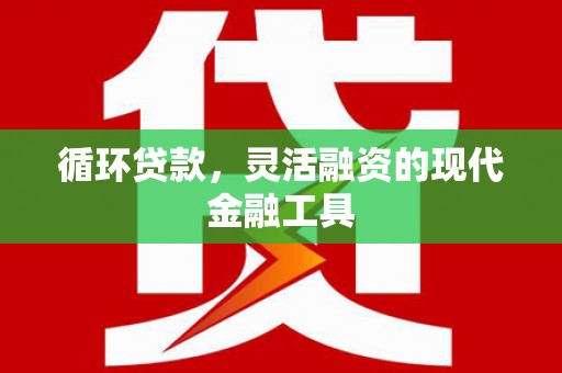 师宗循环贷款，灵活融资的现代金融工具
