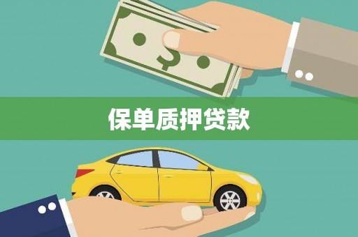 师宗保单质押贷款