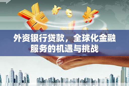 师宗外资银行贷款，全球化金融服务的机遇与挑战