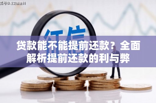 师宗贷款能不能提前还款？全面解析提前还款的利与弊