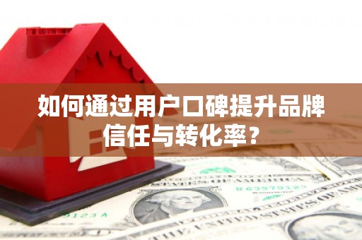 师宗如何通过用户口碑提升品牌信任与转化率？