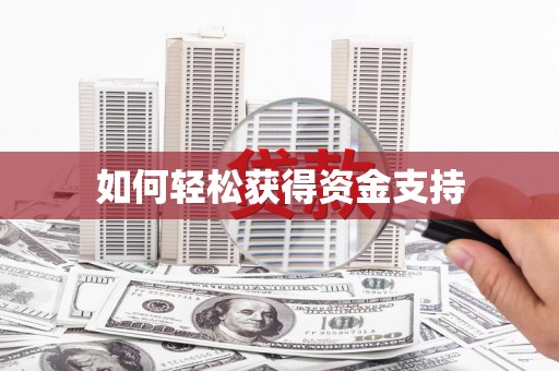 师宗如何轻松获得资金支持