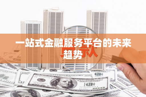 师宗一站式金融服务平台的未来趋势