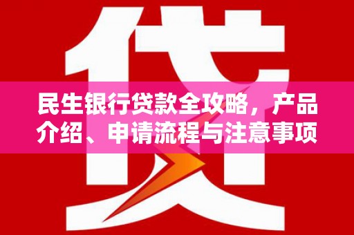 师宗民生银行贷款全攻略，产品介绍、申请流程与注意事项